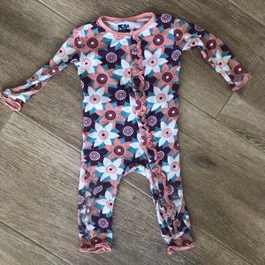 Kickee Pants Pasque Flower 12-18 mo Coverall